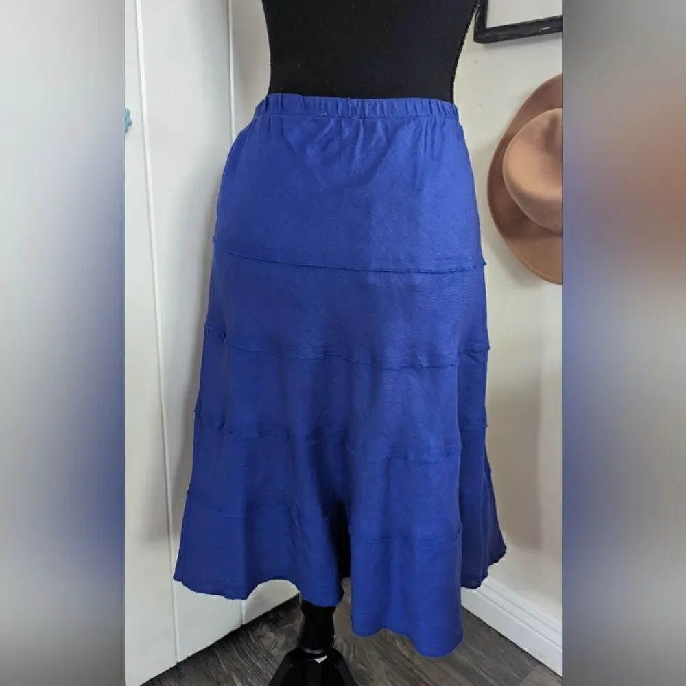 Soft Surroundings Linen Skirt S Cottagecore Fairycore Coastal Cowgirl Peasant